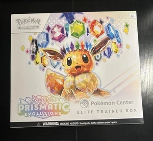 Pokemon Prismatic Evolutions Pokemon Center ETB - New/Factory Sealed - Picture 1 of 6