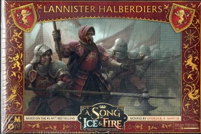 A Song of Ice & Fire: Lannister Halberdiers Unit Cool Mini or Not & Dark Sword - Image 1 of 2