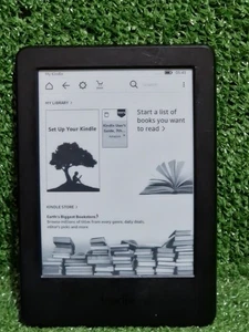Amazon Kindle 7th Generation WP63GW 4GB Wi-Fi Black eBook Reader Tablet - Picture 1 of 8