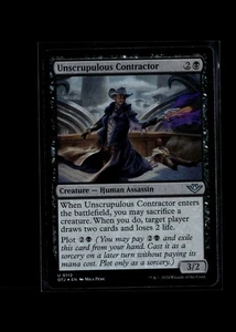 MTG Foil - Unscrupulous Contractor - Outlaws of Thunder Junction #112 - Bild 1 von 2