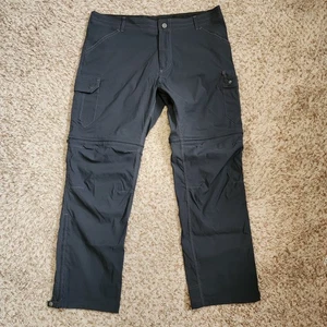 Kuhl Renegade Convertible Men's 40x32 Stealth Patented Zip System Gray Pants - Picture 1 of 9