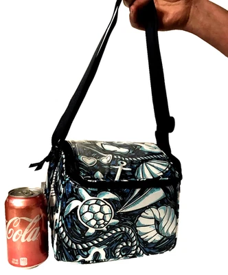 FREE SHIP Vera Bradley Stay Cooler Shore Enough Bag NWT holds 6 pack - Image 1 of 4