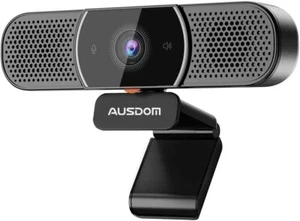 AUSDOM AW616 All-in-One VideoBar QHD 2K Computer Webcam Mike Speaker Zoom Skype - Picture 1 of 8