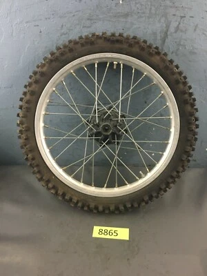 Yamaha YZ80 YZ 80 80 motocicleta OEM rueda delantera y neumático 17X1.4 85 1985  Foto 1 de 4