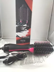 Blow Dryer Volumizer Brush New Neon Pink Open Box 1200W - Picture 1 of 4