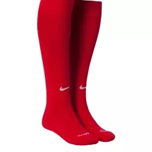 Nike Classic Soccer Socks Mens Medium 6-8 Womens 6-10 Red DRI-Fit SX5728-648 NWT - Picture 1 of 2
