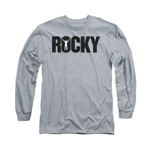 ROCKY LOGO Licensed Adult Men's Long Sleeve Graphic Tee Shirt SM-3XL - Picture 1 of 2