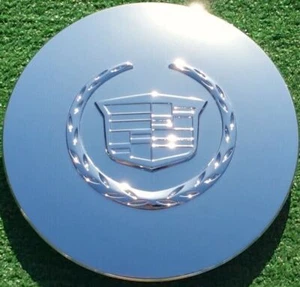 Factory Cadillac Deville Center Cap DTS OEM GM Chrome Wheel DHS New Best 9594259 - Picture 1 of 12