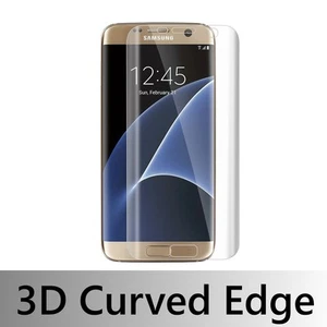 Full Cover Curved Tempered Glass Screen Protector For Samsung Galaxy S6 S7 Edge - Picture 1 of 37