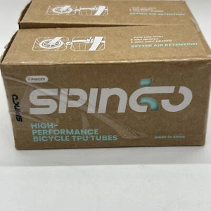 Two 2 Pack SPIN CO TPU Bicycle Inner Tubes 29” 1.75-2.10 40mm Schrader Valve - Picture 1 of 7