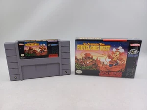 SNES An American Tail: Fievel Goes West Super Nintendo Cart Only w/Custom Box - Picture 1 of 8