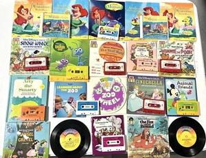Lotto 11 cassette 2 cd 2 vinili vintage rare Disney da leggere non testate - Foto 1 di 10