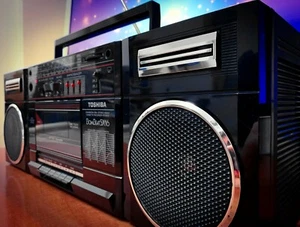 TOSHIBA SX16 ๐RaRe๐ Vintage Stereo Cassette Boombox - Picture 1 of 5