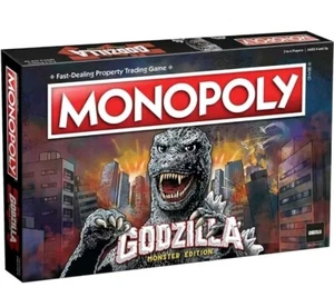 GODZILLA Monster - MONOPOLY - WINNING MOVES GIOCO DI SOCIETÀ 2 TO 6 PLAYERS - Foto 1 di 1