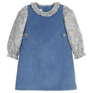 Conjunto Jersey Little English Greenwich Verde Tejas Floral 18 Meses Nuevo Con Etiquetas - Imagen 1 de 5