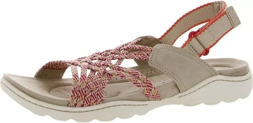 Sandali Clarks donna Amanda Ease pescatore sabbia combinati NUOVI 7 5 M NUOVI