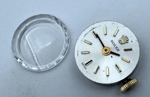Vintage Rolex Precision Lady cal 1400 /w Dial Hands Crystal & Crown WORKS - Picture 1 of 15
