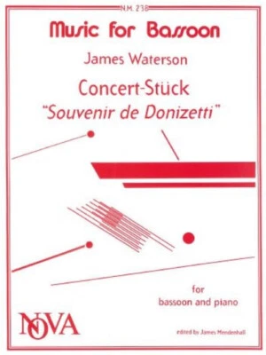 Learn to play Bassoon & Piano Concert-Stuck 'Souvenir de Donizetti' Music Book - Image 1 of 2