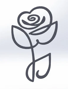 20 DXF File Flower Ramo Flor ROSA Arte Corte Láser Plasma Router N.o 4023 - Imagen 1 de 24
