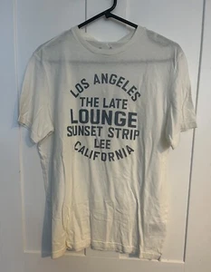 Sunset Strip - Lee Brand - White T-Shirt - Regular Fit - Men’s Size Small - NWT - Picture 1 of 3