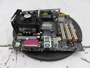 AOpen MX46-533V mATX Motherboard w/ Intel Celeron 1.7GHz 256MB Ram - READ - Picture 1 of 1