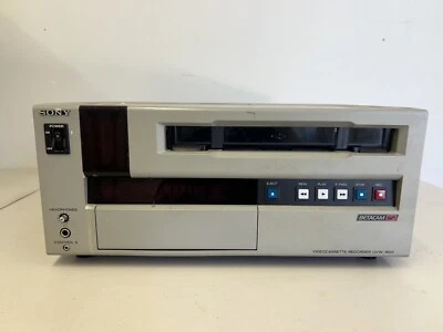 Grabadora de videocassette Sony Betacam SP UVW-1800 para piezas o reparación enciende Foto 1 de 3