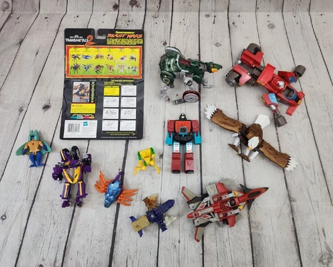 Vintage Transformers Lot Parts: Cheetor, Rat Trap, Preceptor, & MORE! Cover