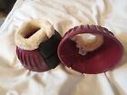 Equipride Faux Fur Fleece Lined Overreach Boots XS  Burgundy 