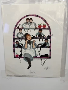 P Buckley Moss 1993 "Mary Lou" Signed, Print Only #336 / 1000 - Picture 1 of 3