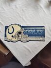 NFL Indianapolis Colts Football Locker Room Plastic/Vinyl Sign WinCraft Sports