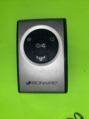 A2 Bionaire 4 Button Ceramic Heater Remote Control Silver Original Works - Image 1 of 3