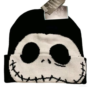 The Nightmare Before Christmas Roll Down Beanie Mask Hat One Size  - Picture 1 of 2