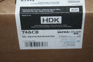 Genuine Epson Dye Sublimation Ink SureColor F6370 / 9470 / 9470H Black T46C8 HDK - Picture 1 of 1