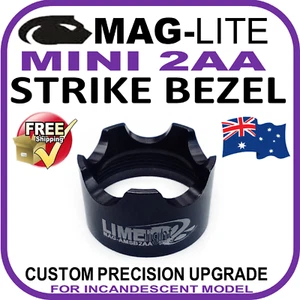 MAGLITE UPGRADE STRIKE BEZEL TALON MINI AA FLASHLIGHT TORCH INCANDESCENT AU - Picture 1 of 9