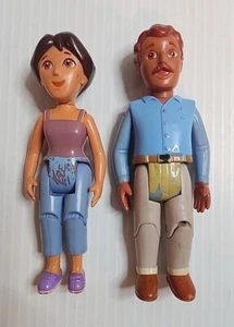 Mattel DORA the Explorer Dollhouse MOM & DAD figures Mami Papi Viacom - Picture 1 of 4