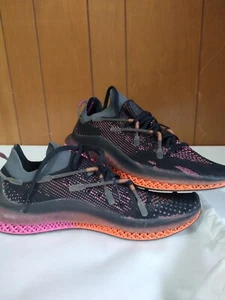 Adidas 4D Fusio talla 9,5 negro naranja rosa 2021 excelente estado - Imagen 1 de 7