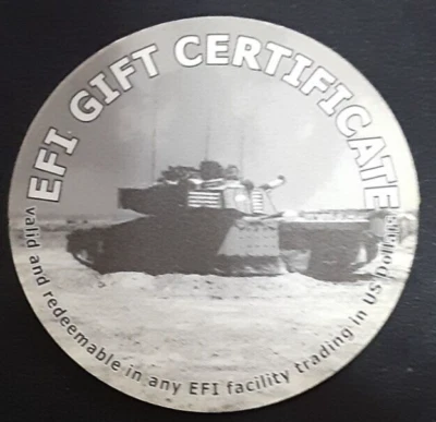1EFI5D  BRITHISH  EFI  1st Print  5 Cents  Pog  from 2004  not AAFES - Image 1 of 2