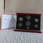 New Zealand 1990 6 Coin Proof Year Set With Silver - Cased/coa