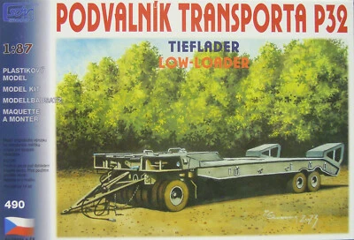 Low loader P-32, 1:87, SDV, plastic kit, new - Image 1 of 2