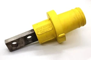 CROUSE-HINDS SERIE E1049 CUELLO ÁSPERO 1000 VOLTIOS ENCHUFE DOBLE AGUJERO - AMARILLO - Imagen 1 de 5