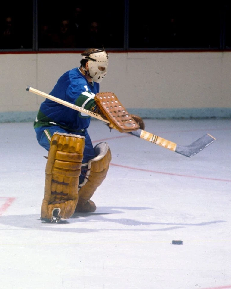 Charlie Hodge Vancouver Canucks 8x10 Photo - Image 1 of 1