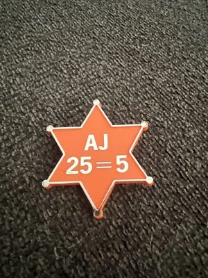 AJ Foyt 25 = 5 Sheriff Star - Image 1 of 2