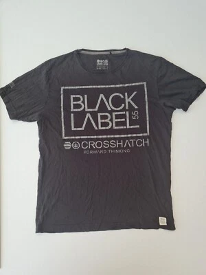 Camiseta Hombre Crosshatch Talla XL Negra Manga Corta 28837 Foto 1 de 4