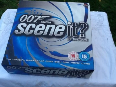OO7 Edition Scene It The DVD Board Game Official Bond Trivia Complete 2004 NEW - Image 1 of 4