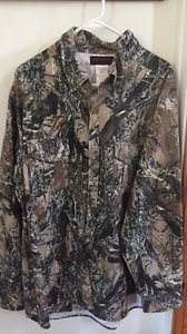 True Timber Men's XXL Camo Shirt Button Front Long Sleeve Button Pockets 2x Big - Picture 1 of 4