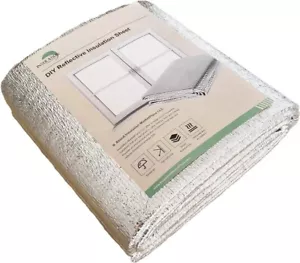 DIYReflective Insulation, Window Kit - 24" X 10'+35 Self Adhesive Pads-Foam Core - Picture 1 of 3