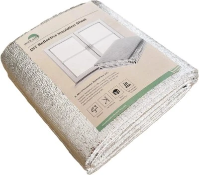 DIYReflective Insulation, Window Kit - 24" X 10'+35 Self Adhesive Pads-Foam Core - Image 1 of 3