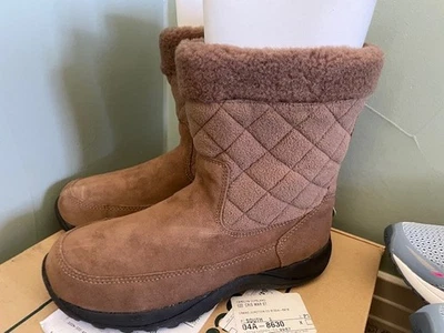 NUEVAS LL Botas Sherpa de Gamuza con Aislamiento de Frijoles Marrón para Mujer Talla 7 Primaloft Cálidas Nuevas en Caja Foto 1 de 4