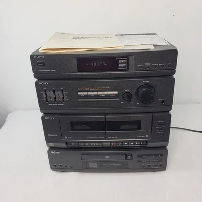 Sony LBT-D108 COMPACT HI-FI STEREO SYSTEM HCD-D108 COMPACT DISC DECK RECEIVER UK - Image 1 of 4