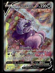 SWSH06: Chilling Reign #179/198 Galarian Slowking V (Alternate Full Art) - Picture 1 of 2